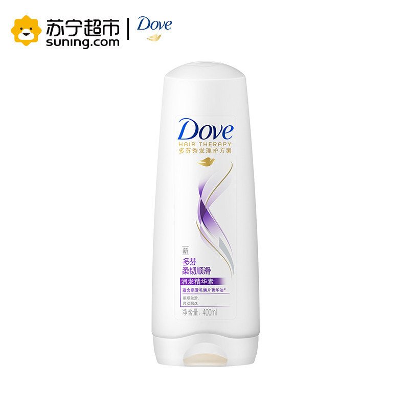多芬(Dove)柔韧顺滑润发精华素400ml[联合利华]
