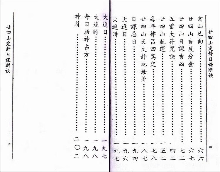 32开版本廿四山定卦日课断诀二十四山杨公实用经典全书高清大图