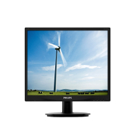 飞利浦(PHILIPS)19英寸 内置音箱液晶显示器 IPS面板方屏5:4办公监控设计19S4QAB 黑色