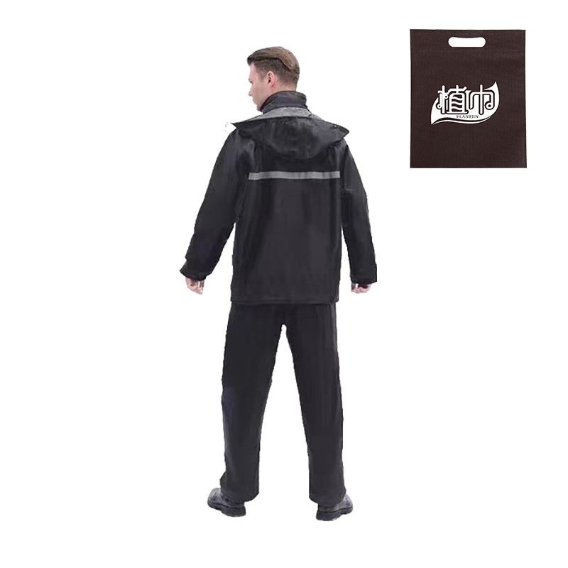 植巾 YY150 牛津布 均码 雨衣(计价单位:件)黑色高清大图