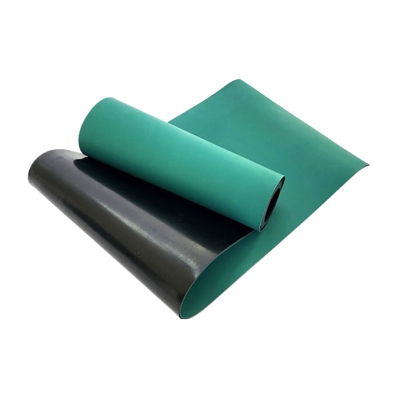 盛京联硕PVC防静电台垫 绝缘地垫1.5*10米 厚2.0mm卷高清大图