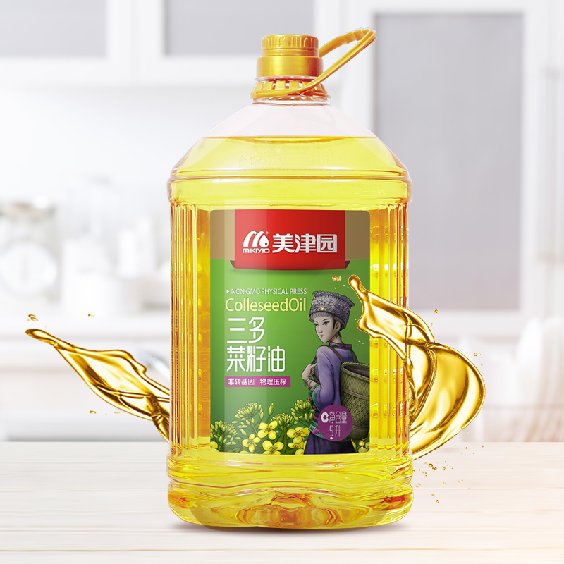 三多菜籽油5L