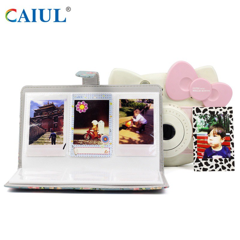拍立得相册3寸96张照片入PU时尚碎花收纳册mini8 970 90徕卡LOMO 三维工匠 西瓜火烈鸟高清大图