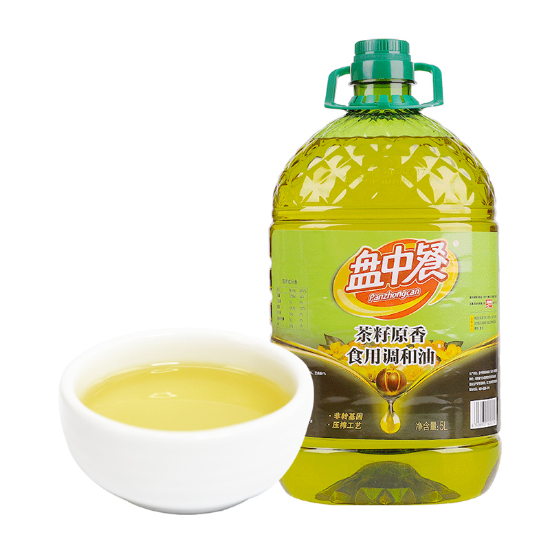 加加 盘中餐茶籽原香食用调和油5L