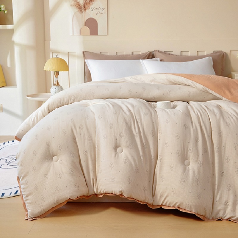 雅鹿贝贝绒养肤被-小森林高清大图