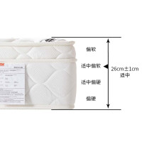 斯林百兰Slumberland莱茵河 床垫 弹簧床垫乳胶垫软硬适中护脊 五星皇冠假日酒店