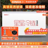 星星(XINGX)303升深底岛柜商用冰柜 冷藏冷冻单温卧式展示柜 超市便利店雪糕饮料大容量展示柜SD/SC-303BE