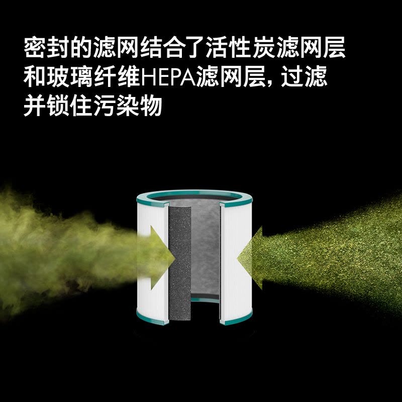 戴森(Dyson) BP01 一机多用 多功能无叶净化电风扇 空气净化,凉风净化二合一 银白色图片