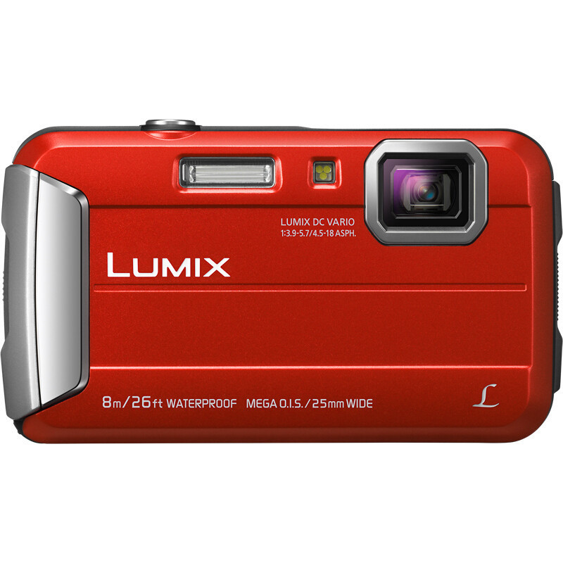 松下(Panasonic) Lumix DMC-TS30 数码运动相机 红色 2.7英寸显示屏 1610像素 数码相机