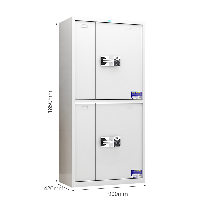 臻远 ZY5121112 文件柜档案资料柜钢制密码锁 常规通双节智能指纹锁高清大图