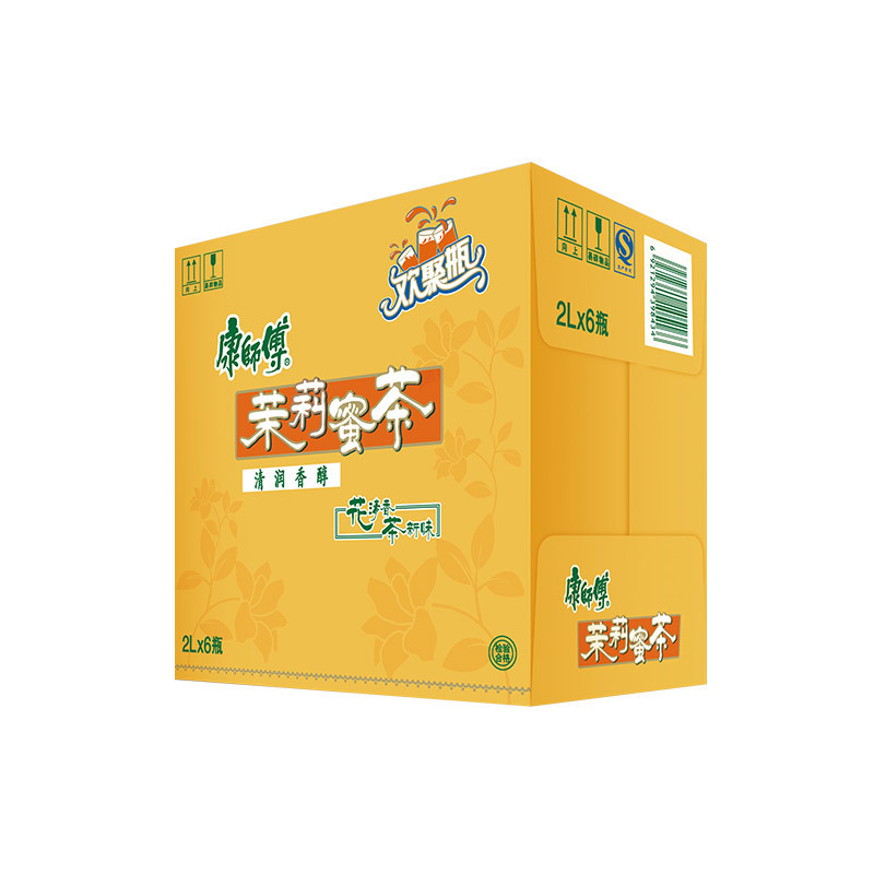 康师傅茉莉蜜茶茶饮料2l6瓶整箱装视频