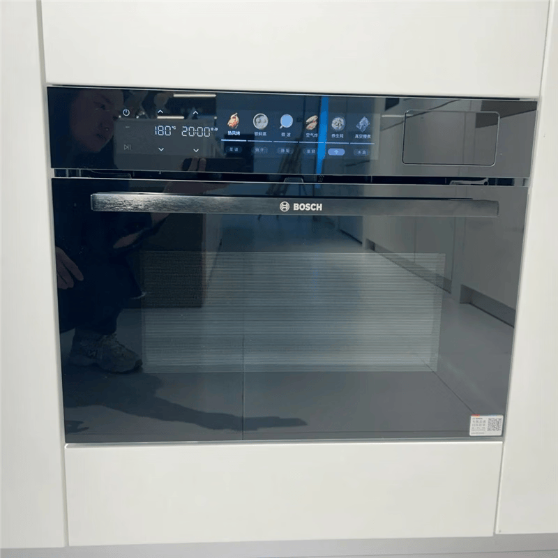 博世CPK7R59D3W 12.6英寸超清彩8系御器Pro 58L嵌入式微蒸烤箱一体机 微蒸烤炸炖煮六合一 五档变频微波高清大图