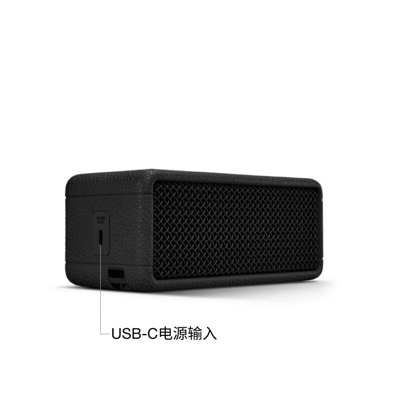 MARSHALL(马歇尔)EMBERTON III 音箱便携式3代无线蓝牙家用户外防尘防水长续航礼物小音响 黑金色高清大图
