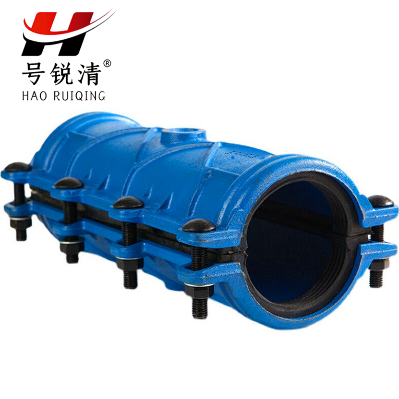 号锐清铸铁哈夫节 DN150 个高清大图