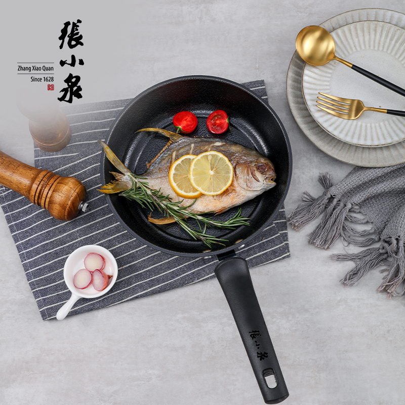 张小泉 精铁雪波纹锅具三件套/ C35423000高清大图