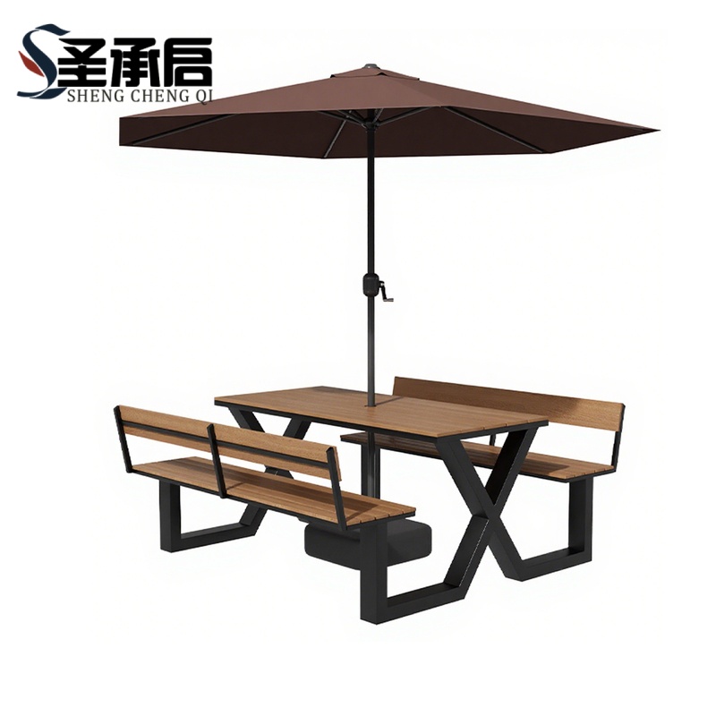 圣承启 户外桌椅 160cm 套高清大图