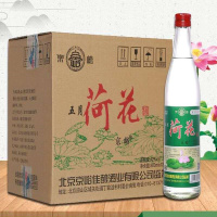 京峪二锅头 五月荷花酒 42度 浓香型白酒500ml单瓶装