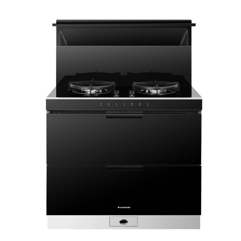 [新品]火星人ET28BX氧气系列天然气左烟道集成灶消毒柜一体油烟机燃气灶套装高清大图