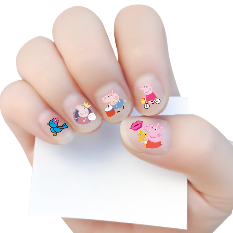 儿童指甲贴女幼儿女孩安全贴画美甲贴小孩女童宝宝贴纸|白雪公主 米