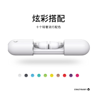 Air by crazybaby (NANO)疯童双耳真无线TWS运动胶囊蓝牙耳机 入耳式Hi-Fi通话耳机 白色
