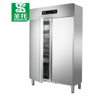 圣托热风循环餐具消毒柜 商用立式双门高温消毒碗柜 酒店饭店厨房保温柜 RTD1000-B6