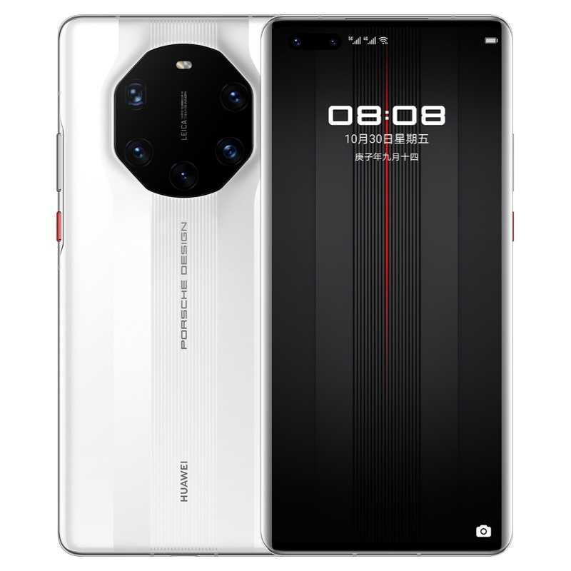 华为/HUAWEI Mate40 RS 保时捷设计 12GB+256GB 陶瓷白 麒麟9000 SoC芯片 5000万徕卡五摄 OLED全面屏 移动联通电信5G全网通手机