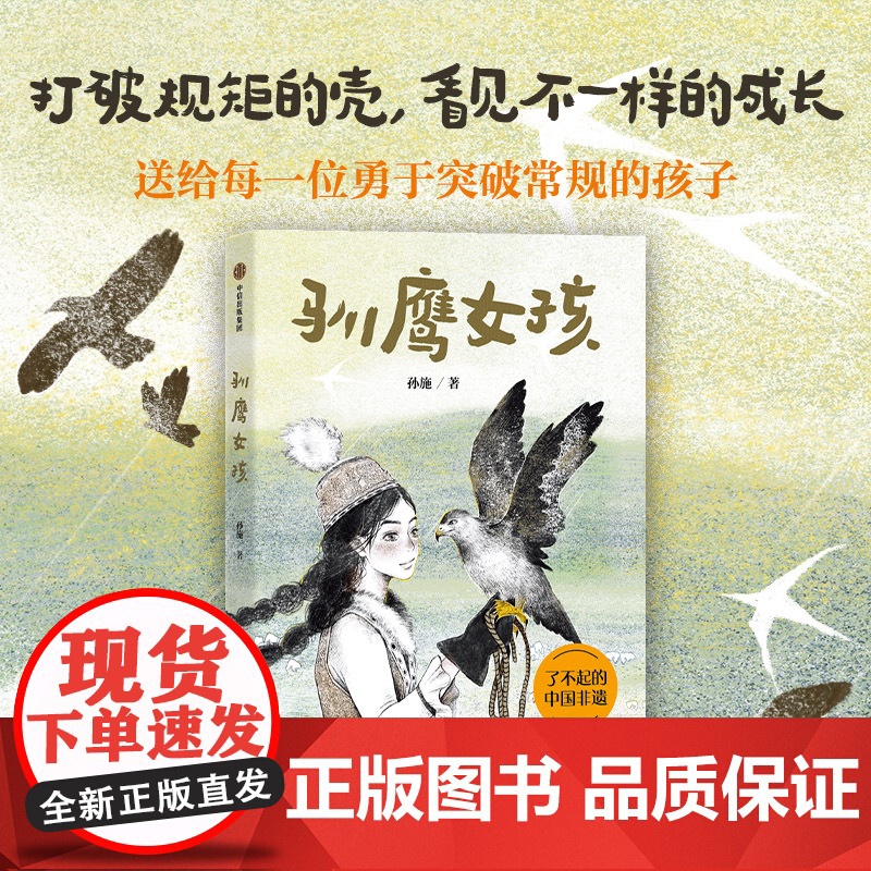 [10岁以上]驯鹰女孩 孙施著 中信出版社图书 正版高清大图