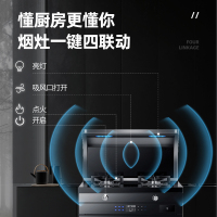 创维(SKYWORTH)集成灶一体灶家用微蒸烤箱一体下排式侧吸油烟机环保灶烟灶JJZY-J01Z液化气套餐
