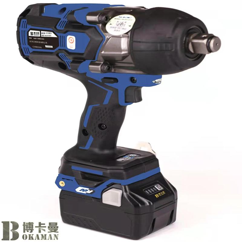 博卡曼锂电冲击扳手BS36-1118CJ(5Ah一电一充)台高清大图