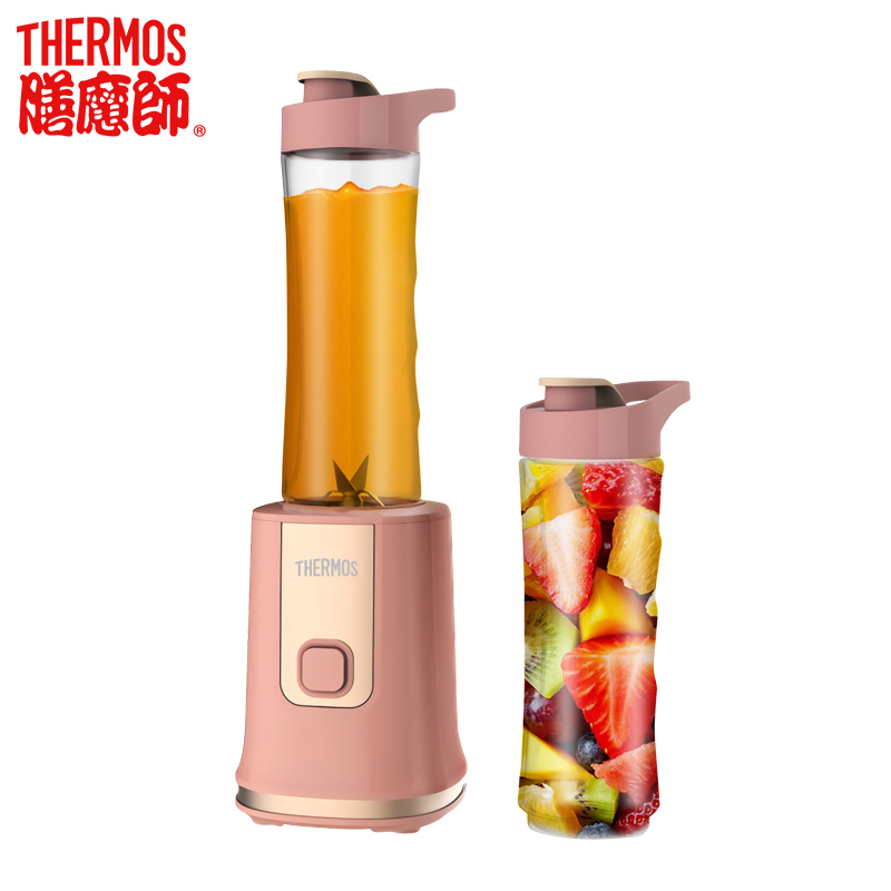 膳魔师(THERMOS)榨汁机家用电器蔬菜水果破壁料理机便携辅食搅拌机豆浆机EHA-2266A