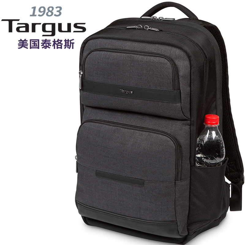 Targus/泰格斯时尚商务背包男大容量笔记本双肩包电脑包 TSB912 黑色