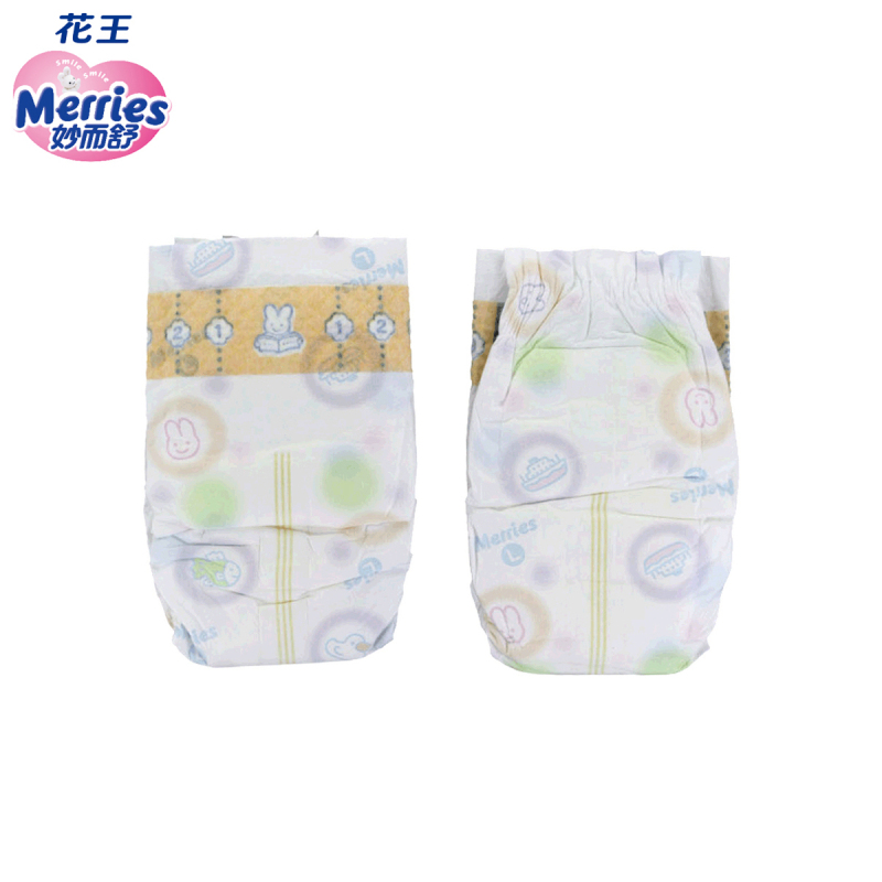 花王妙而舒(Merries)婴儿纸尿裤大号L54片*4包