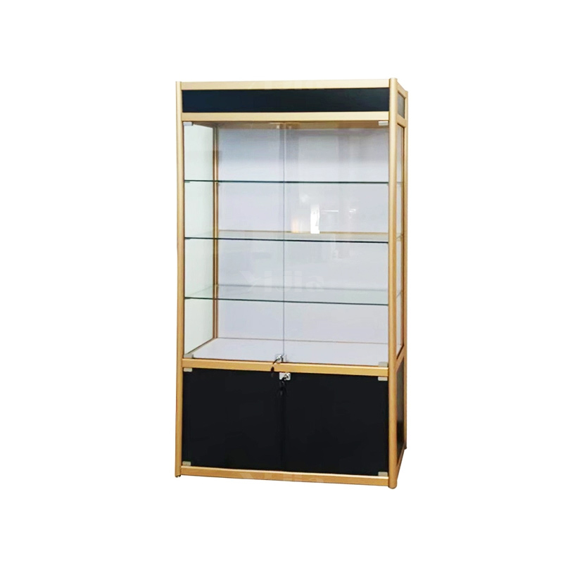 翌嘉YJ4123106 玻璃展柜奖牌奖杯展示柜展架模型产品陈列柜 800*400*2000