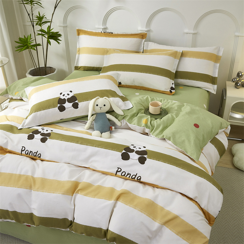 唐纳家纺 全棉四件套-呆萌 200*230CM- TN-KT24048高清大图
