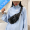 FENGHOUins日系暗黑风胸包包女2021新款时尚复古斜挎包百搭工装学生腰包腰包男