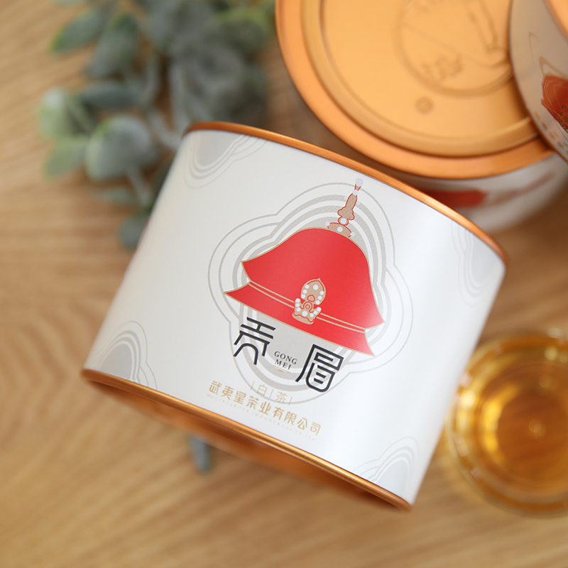 武夷牌贡眉罐装白茶50g