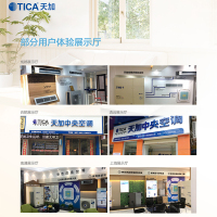 天加 （TICA）冷锋系列 中央空调 小四匹一拖二 家用 变频 适用一室一厅 TIMS080AHR