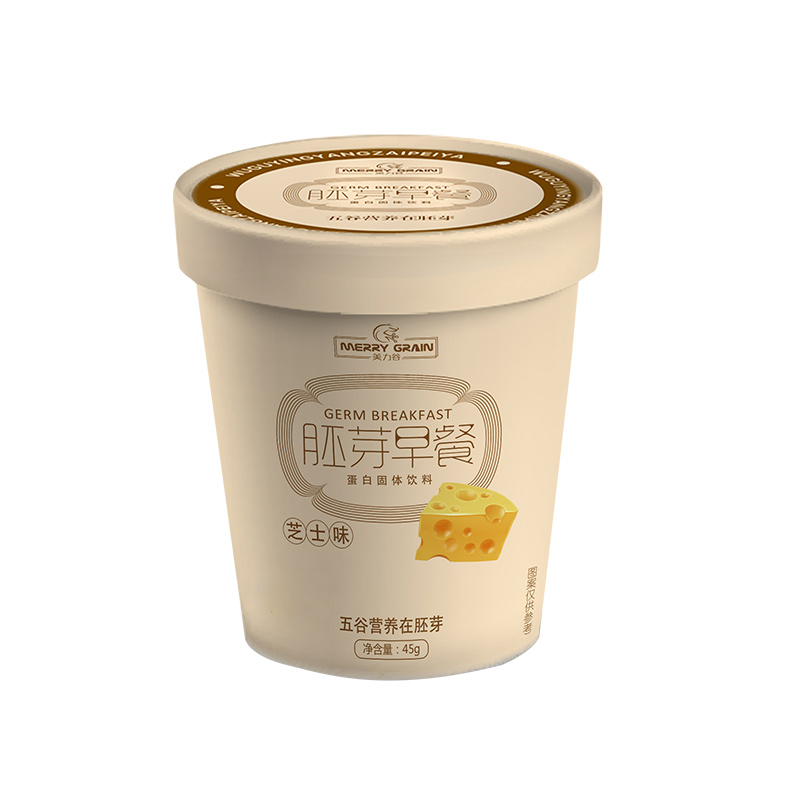 美力谷谷物胚芽代餐芝士味单杯装营养早餐养胃即食冲饮食品45g