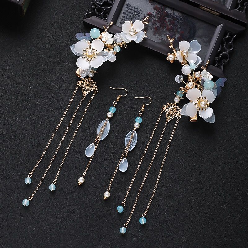 铭侣发饰古风发簪步摇汉服头饰仙气流苏古装发饰发钗古