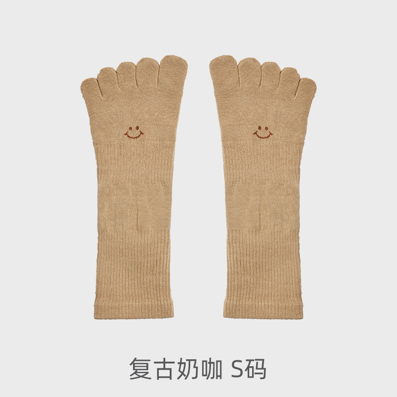 yottoy瑜伽袜女专业普拉提袜防滑袜中筒袜子瑜伽运动健身春夏新款五指袜