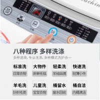 长虹6.5/7.5/8公斤 全自动波轮洗衣机家用小型迷你宿舍租房带甩干自动洗机 6.5公斤风干款