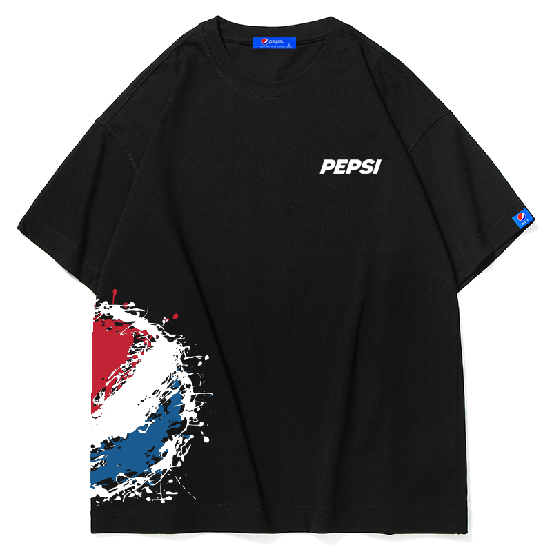 pepsi/百事 男女同款休闲时尚潮流宽松短款t恤 bst-2112报价_参数_图