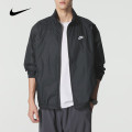 耐克（NIKE）男装 秋季新款运动服休闲宽松立领健身训练夹克 HV1140-010 S 黑色