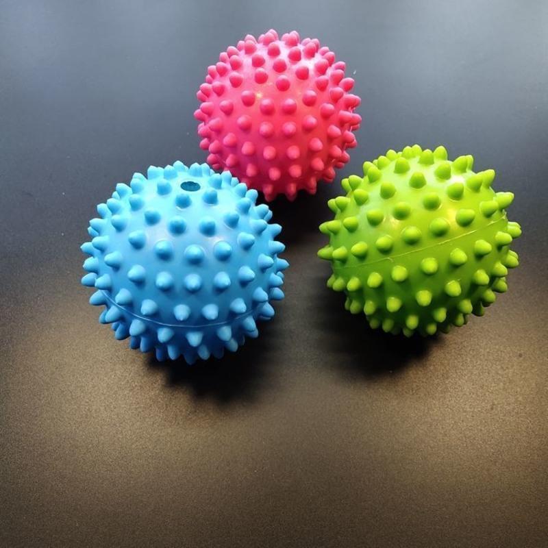 按摩球3寸刺球触感凹凸手抓球婴儿玩具充气新生儿迷你训练36个月组合