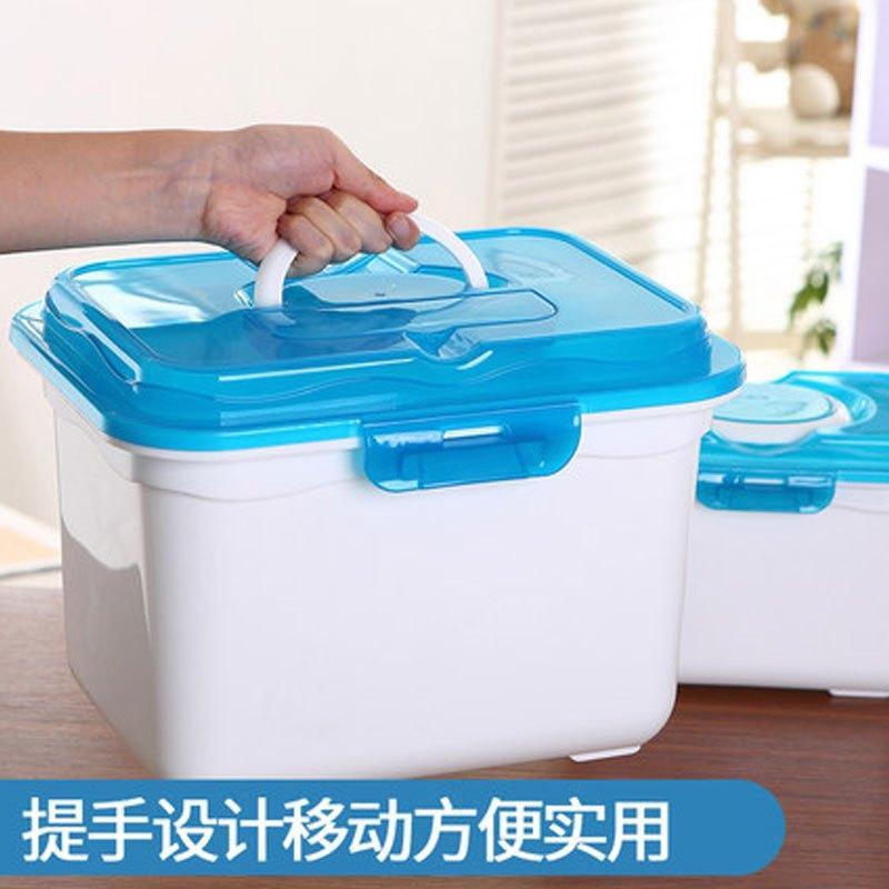 家庭家用用小药箱家用急救医药箱医要藥箱多层药品药物收纳盒多功能家装建材住宅家具箱类家用药箱生活日用药品箱