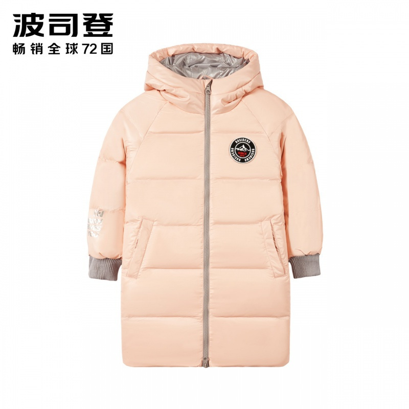 童装男女童儿童时尚运动连帽中长羽绒服t90142319【价格 图片 品牌