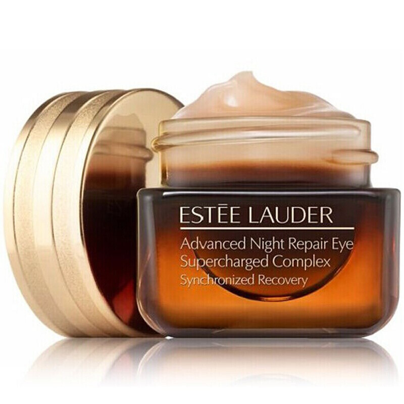 Estee Lauder雅诗兰黛小棕瓶眼霜 抗蓝光眼霜15ml+第七代特润精华50ml 组合面部护肤套装(套组随机发出)