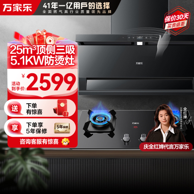 万家乐烟灶套装TAK8+TAC5(T)天然气