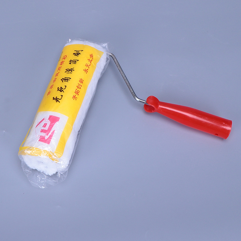 [规格:9寸 滚筒22.5*长28cm 30个装]无死角滚筒刷 油漆墙面乳胶漆涂料滚刷9寸防滑塑柄涤纶刷墙滚筒刷