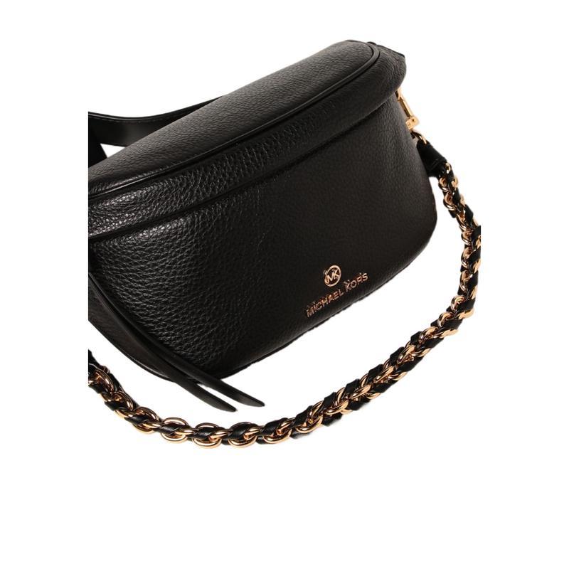 迈克·科尔斯(MICHAEL KORS)小牛皮女士腰包金色五金 logo点缀可